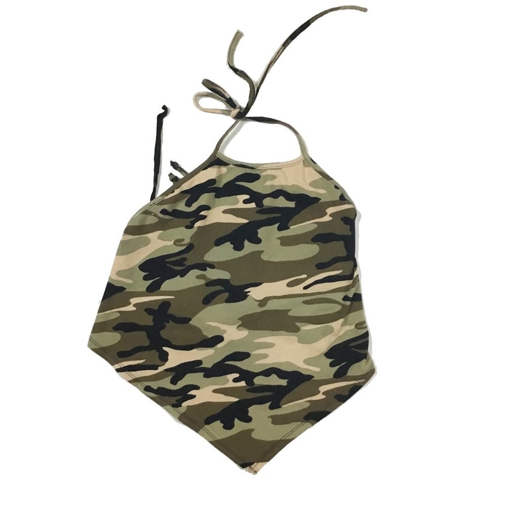 Camo Tie Halter